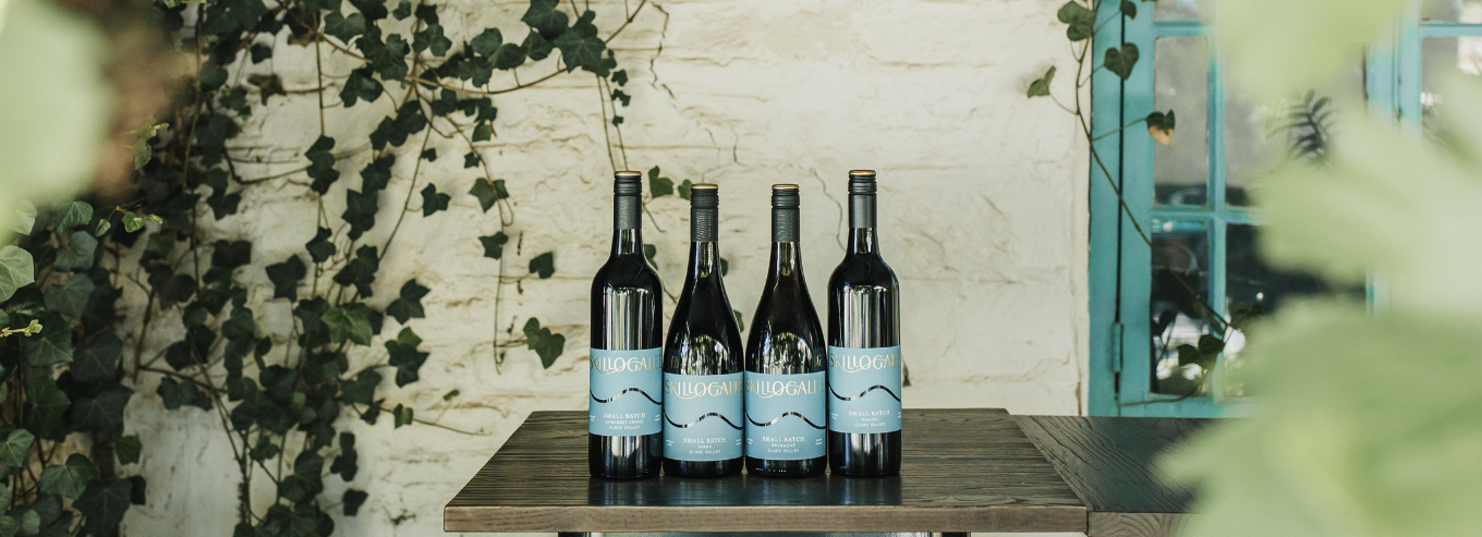 Display of Skillogalee wines